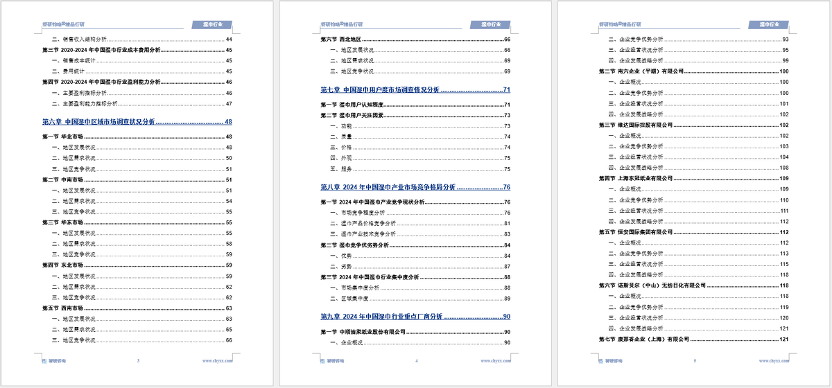 湿巾行业市场深度分析及发展前景研究报告EVO视讯平台智研咨询发布：2025年(图4)